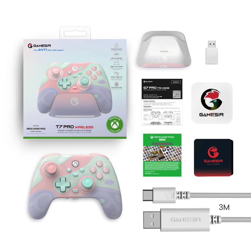 Load image into Gallery viewer, Gamesir g7 pro wireless controller - sugar whirl (lichtpaars, xbox series x|s, xbox one, android, pc, 2.4ghz bluetooth usb)
