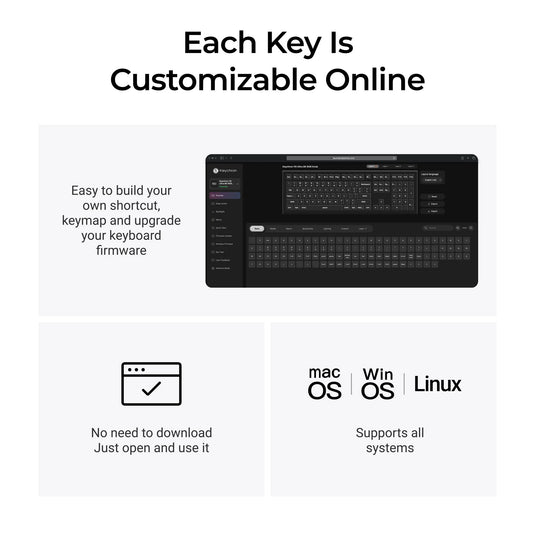 Keychron v6 ultra 8k wireless custom mechanical keyboard (zwart, us lay-out (qwerty), silk pom brown, 100%, rgb, hot swap, 2.4 ghz | bluetooth 5.3 | usb-c)