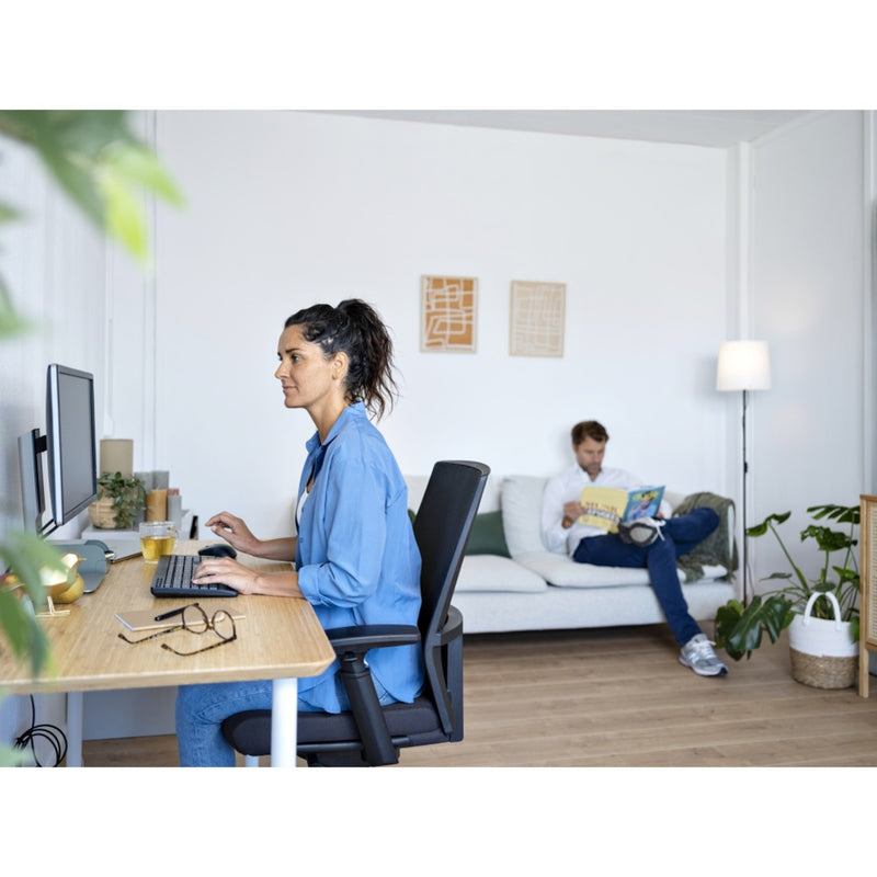 Load image into Gallery viewer, Trust trezo comfort draadloze toetsenbord- en muisset desktopset (zwart, us lay-out (qwerty), 100%)
