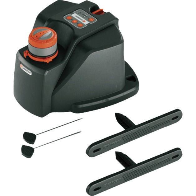 Load image into Gallery viewer, Gardena comfort mobiele multi-instelbare sproeier aquacontour automatic bewateringsautomaat (grijs oranje, 8133-20)
