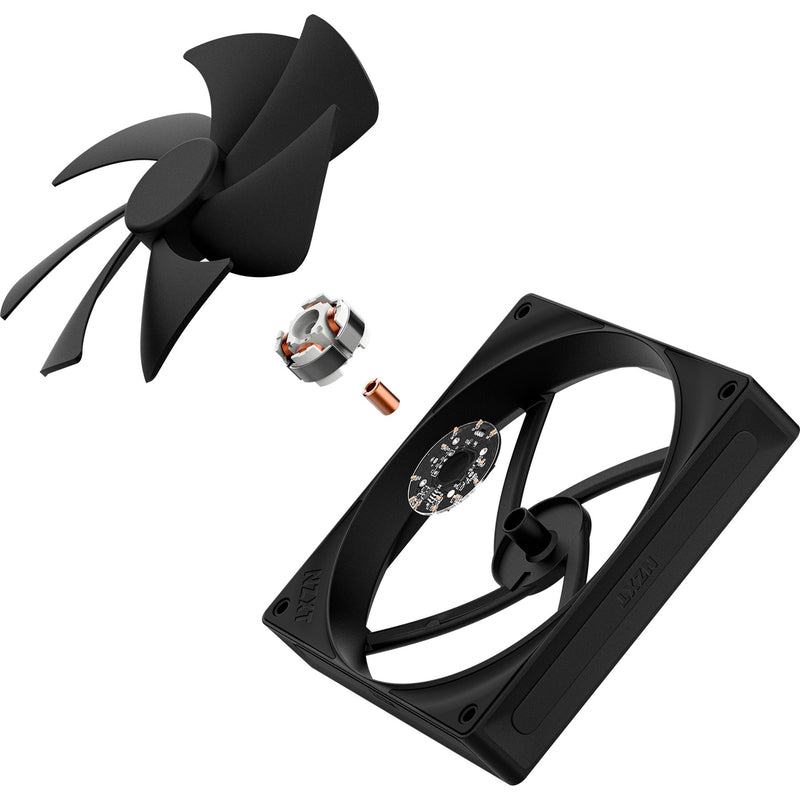 Load image into Gallery viewer, Nzxt f140p case fan (zwart, 140 x 140 x 25 mm, pwm)
