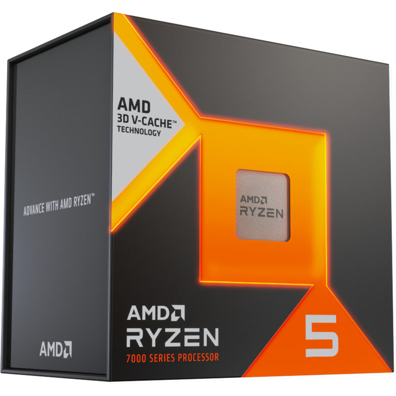 Load image into Gallery viewer, Amd ryzen 5 7500x3d, 4.0 ghz (4.5 ghz turbo boost) socket am5 processor (unlocked, boxed)
