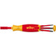 Wiha schroevendraaier met bitmagazijn liftup electric (rood geel, incl. 6 slimbits)