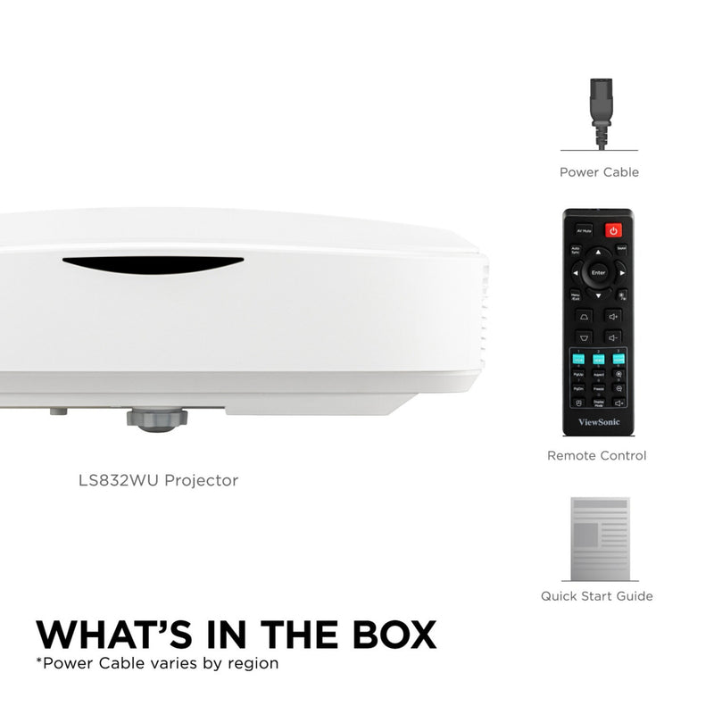 Load image into Gallery viewer, Viewsonic ls832wu wuxga ultra short throw laserprojector (wit, 5000 ansi lumen)
