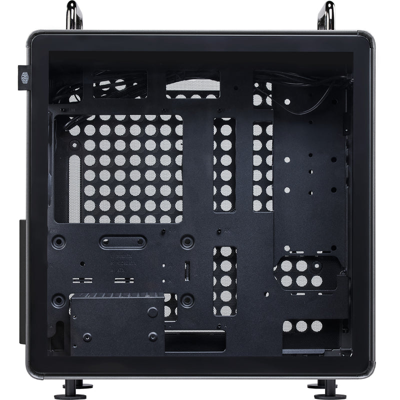 Load image into Gallery viewer, Cooler master qube 540 stardust iron midi tower behuizing (zwart | 2x usb-a | 1x usb-c | tempered glass)
