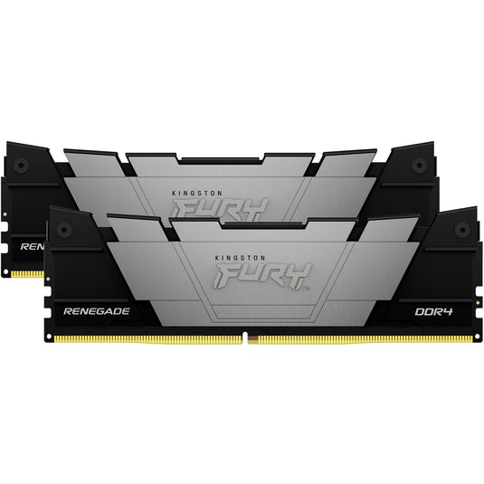 Kingston fury renegade 32 gb ddr4-3600 (2x 16 gb) werkgeheugen (zwart, kf436c16rb12k2 32, xmp 2.0)