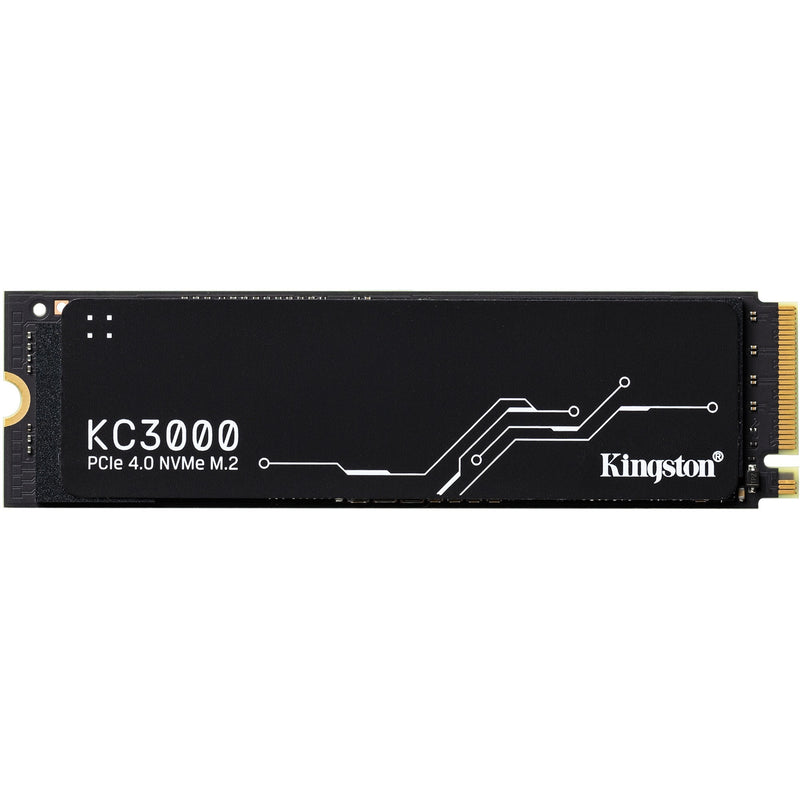 Load image into Gallery viewer, Kingston kc3000 4 tb ssd (zwart, skc3000s 4096g, pcie 4.0 nvme, m.2 2280)
