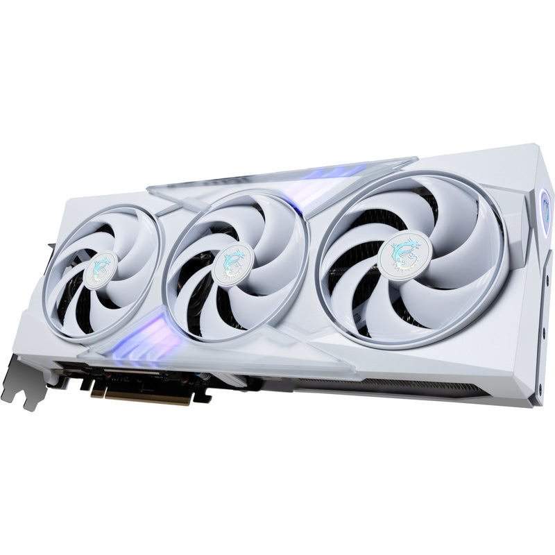 Load image into Gallery viewer, Msi geforce rtx 5070 ti gaming trio oc white grafische kaart (wit, 3x displayport, 1x hdmi 2.1, dlss 4)
