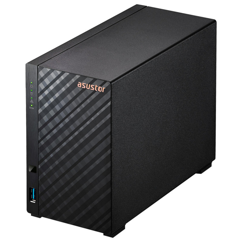 Load image into Gallery viewer, Asustor drivestor 2 gen2 (as1202t) nas (zwart, lan, usb)
