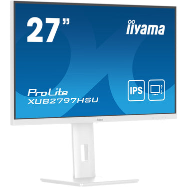 Iiyama prolite xub2797hsu-w2 27 monitor (wit, hdmi, displayport, 2x usb-a, usb-b)