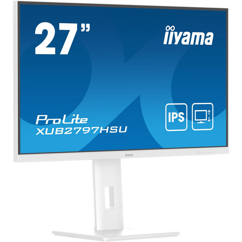 Load image into Gallery viewer, Iiyama prolite xub2797hsu-w2 27 monitor (wit, hdmi, displayport, 2x usb-a, usb-b)
