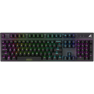 Sharkoon skiller sgk20 rgb mechanisch gaming toetsenbord (zwart, us lay-out (qwerty), huano red, 100%, rgb)