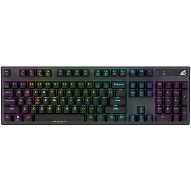 Sharkoon skiller sgk20 rgb mechanisch gaming toetsenbord (zwart, us lay-out (qwerty), huano red, 100%, rgb)