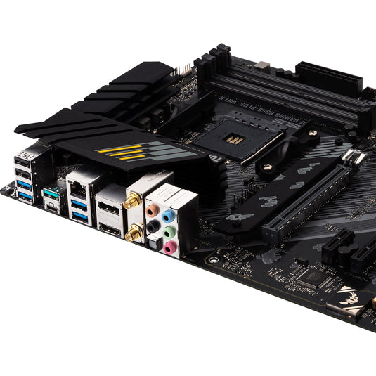 Asus tuf gaming b550-plus wifi ii socket am4 moederbord (zwart, raid, gb-lan, wi-fi 6, bt, sound, atx)