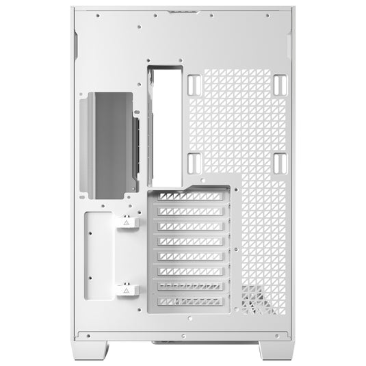 Antec c8 midi tower behuizing (wit zilver | 2x usb-a | 1x usb-c | tempered glass)