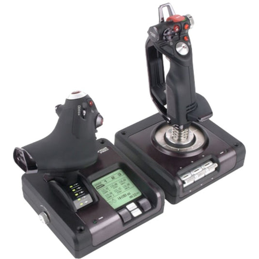 Logitech g saitek x52 pro flight gaming hotas
