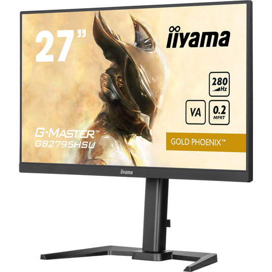 Iiyama g-master gold phoenix gb2795hsu-b1 27 gaming monitor (zwart, 1x displayport, 1x hdmi, 4x usb-a, 280 hz)