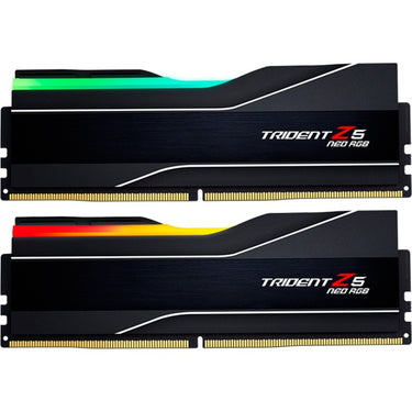 G.skill trident z5 neo rgb 32 gb ddr5-6000 (2x 16 gb) werkgeheugen (zwart, f5-6000j3038f16gx2-tz5nr, expo)
