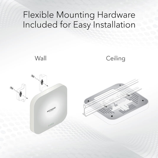 Netgear wax620 - ax3600 dual band poe + multi-gig access point (wit, wifi 6)