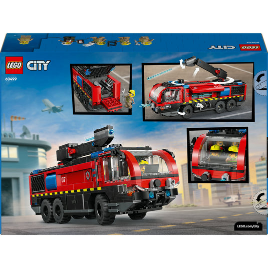 Lego city - luchthaven brandweertruck constructiespeelgoed (60499)