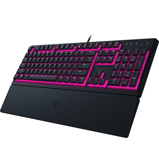 Razer ornata v3 x low profile rgb gaming toetsenbord (zwart, us lay-out (qwerty), membraan, 100%)
