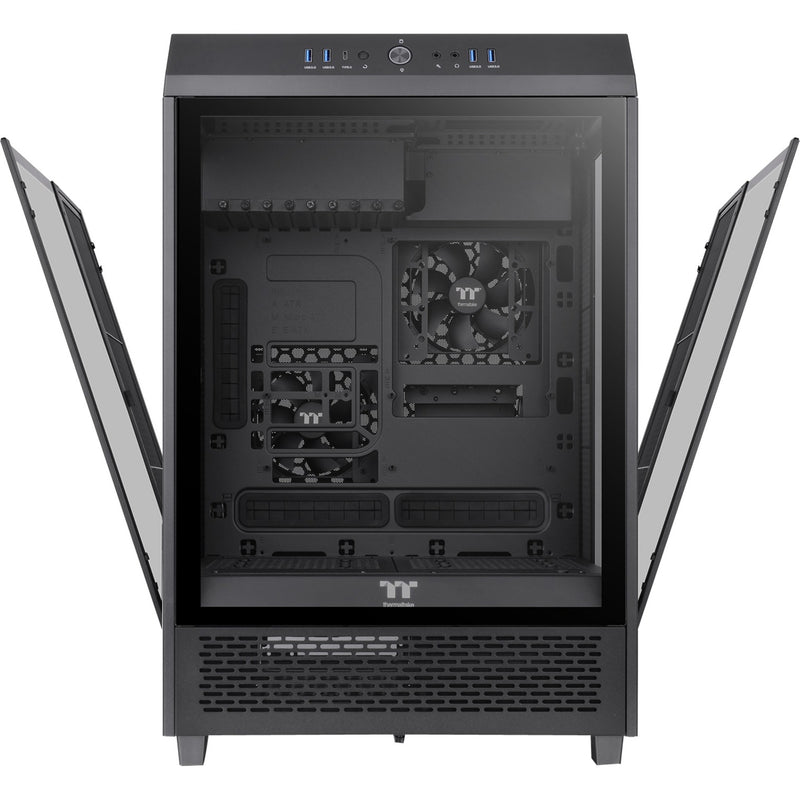 Load image into Gallery viewer, Thermaltake the tower 500 midi tower behuizing (zwart | 4x usb-a | 1x usb-c | tempered glass)
