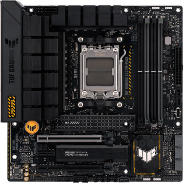 Asus tuf gaming b650m-plus socket am5 moederbord (zwart, raid, 2.5 gb-lan, sound, µatx)