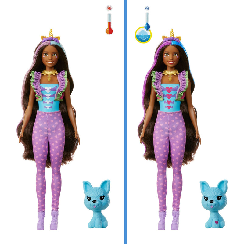 Load image into Gallery viewer, Barbie color reveal - fantasy fashion eenhoorn pop
