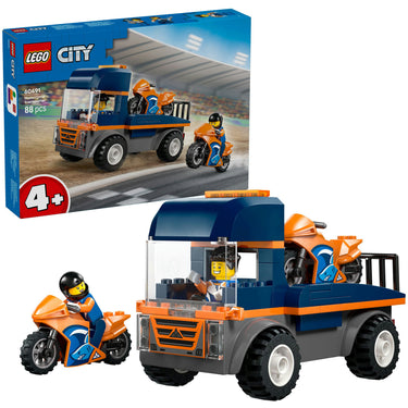 Lego city 60491 transportwagen voor motoren