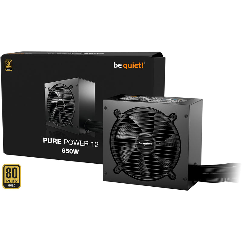 Load image into Gallery viewer, Be quiet! pure power 12 650 watt voeding (zwart, 2x pcie)
