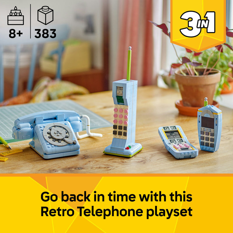 Load image into Gallery viewer, Lego creator 31174 retro telefoon
