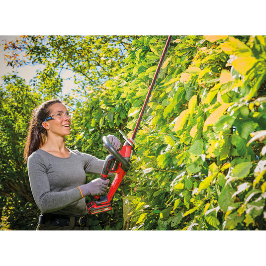 Einhell professional accu heggenschaar gp-ch 18 50 li bl-solo (rood zwart, accu en oplader niet inbegrepen)