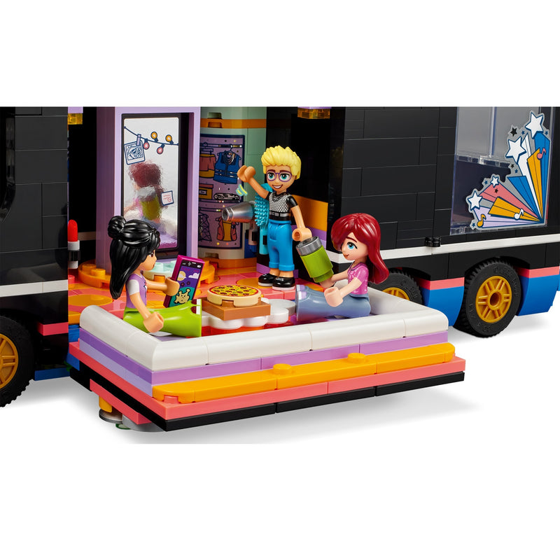 Load image into Gallery viewer, Lego friends - toerbus van popster constructiespeelgoed (42619)
