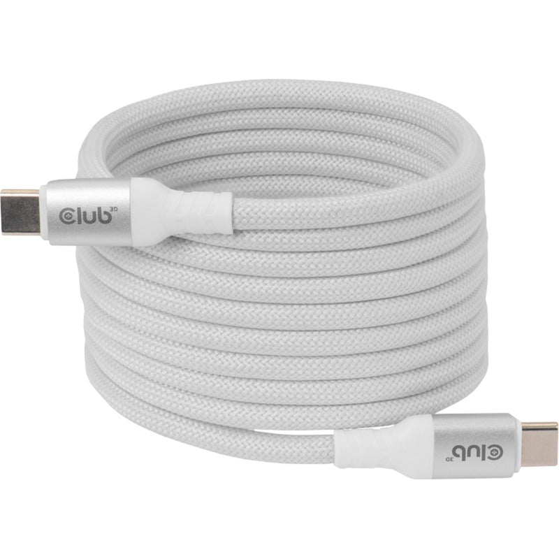 Load image into Gallery viewer, Club 3d magnetische usb‑c kabel (wit, 2 meter)
