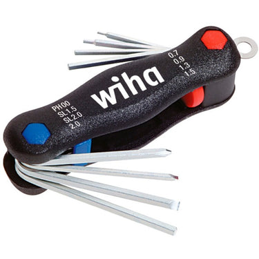 Wiha multitool mini pocketstar (zwart, 8-delig)