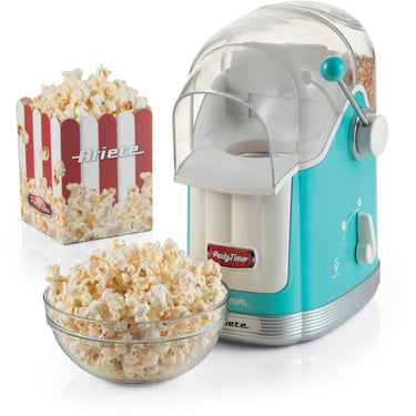 Ariete party time pop corn maker 2958 01 popcornmaker (lichtblauw)