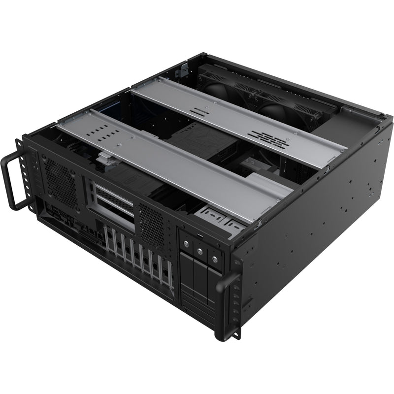 Load image into Gallery viewer, Silverstone rm47-502-i rack behuizing (zwart)
