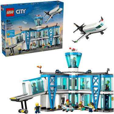 Lego city - luchthaven met vliegtuig constructiespeelgoed (60502)