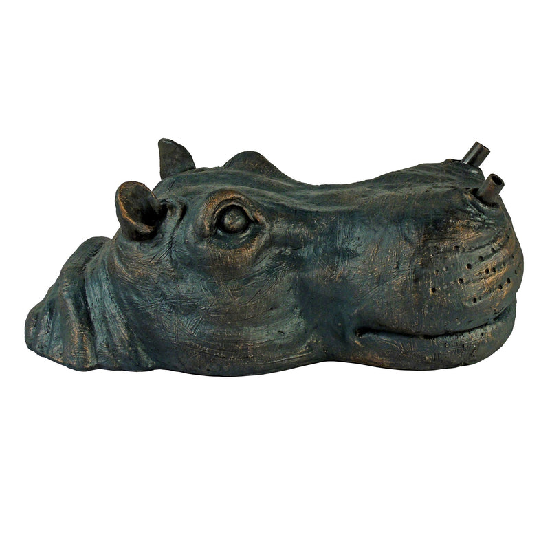 Load image into Gallery viewer, Ubbink drijvende spuitfiguur nijlpaardenkop waterornament
