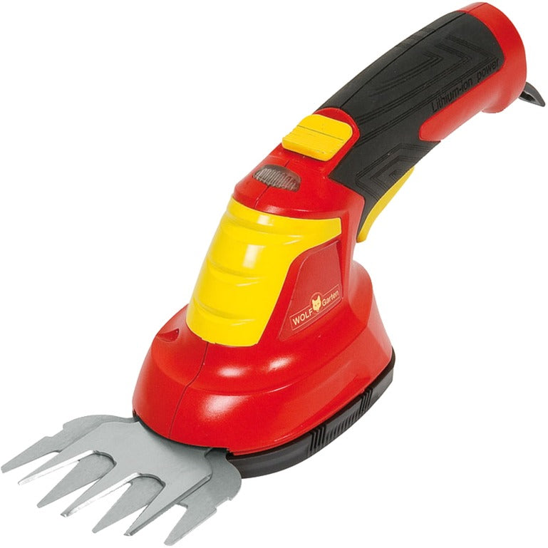 Load image into Gallery viewer, Wolf-garten li-ion power finesse 30r grasschaar (rood geel, accu inbegrepen)
