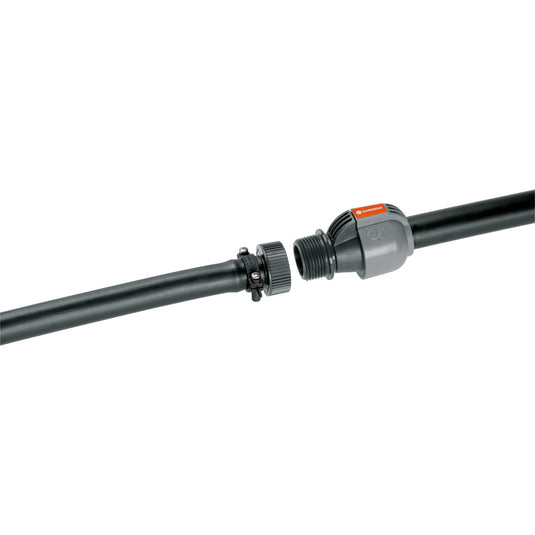 Gardena sprinkler kraanaansluitstuk kraanstuk (zwart, 1513-20)