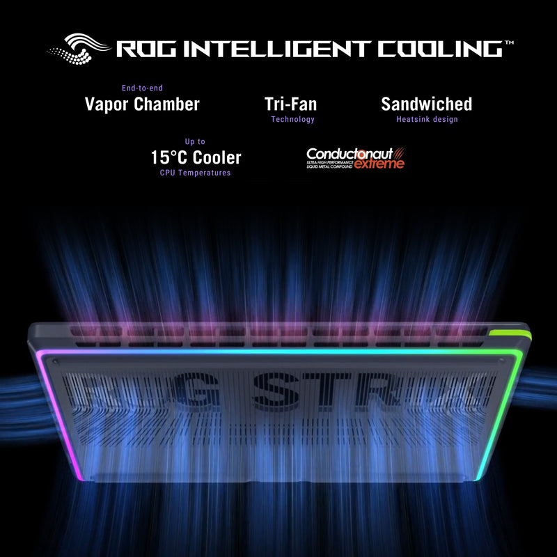 Load image into Gallery viewer, Asus rog strix g16 g615lr-s5072w 16 copilot+ gaming laptop (zwart grijs | core ultra 9 275hx | rtx 5070 ti | 32 gb | 1 tb ssd)
