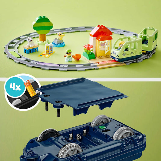 Lego duplo stad - interactieve avonturentrein constructiespeelgoed (10427)