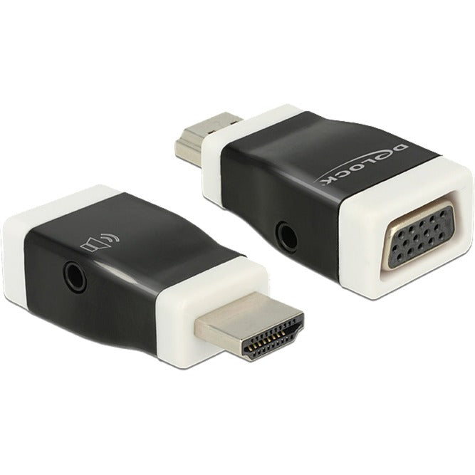 Load image into Gallery viewer, Delock hdmi naar vga adapter (zwart)
