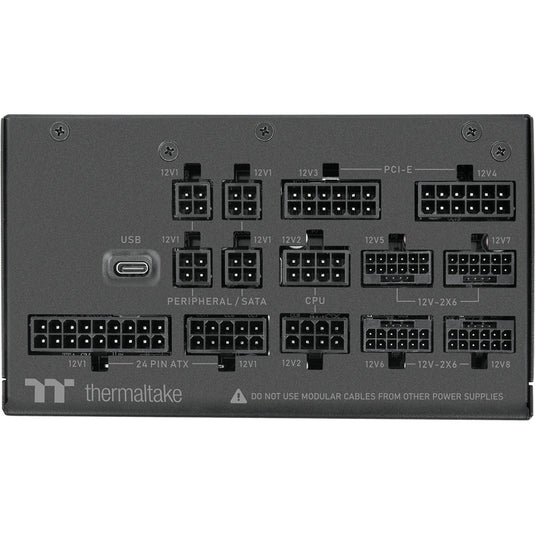 Thermaltake toughpower i modulaire 2000 watt voeding (zwart, 4x 12v-2x6, 8x pcie)