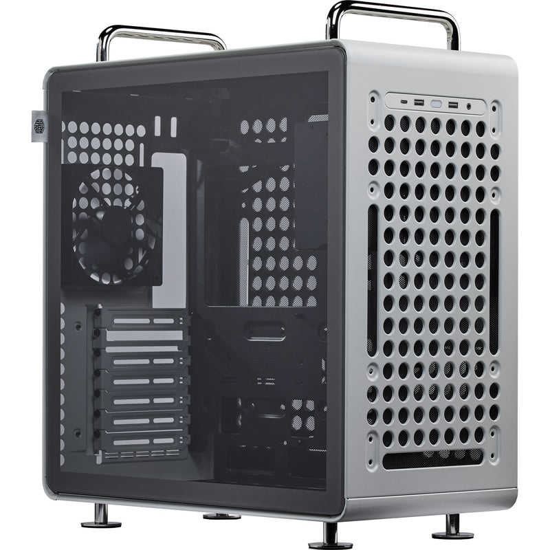 Load image into Gallery viewer, Cooler master qube 540 moonstone midi tower behuizing (grijs | 2x usb-a | 1x usb-c | tempered glass)
