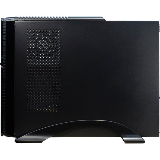 Inter-tech it-607 mini tower behuizing (zwart | 2x usb-a)