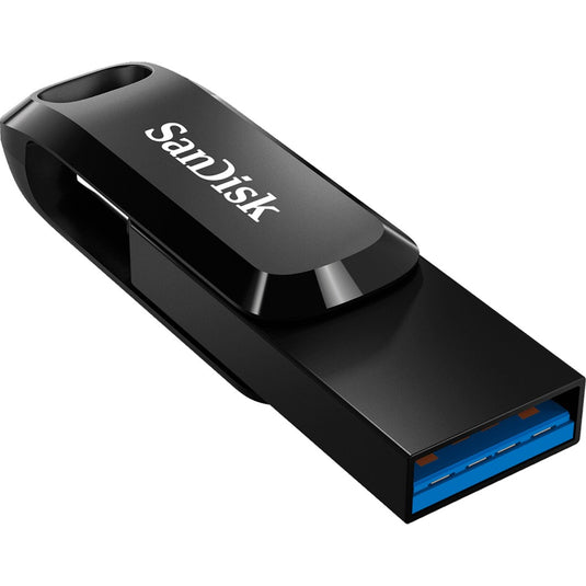 Sandisk ultra dual drive go 128 gb usb-stick (zwart, usb-a 3.2 (5 gbit s), usb-c 3.2 (5 gbit s))