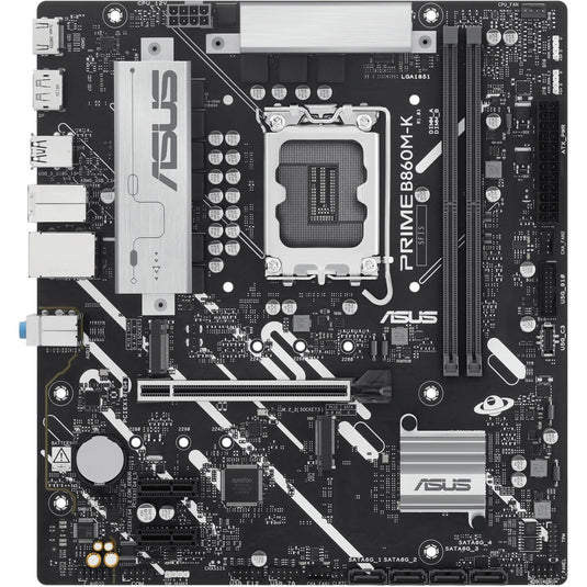 Asus prime b860m-k socket 1851 moederbord (2.5 gb-lan, sound, µatx)