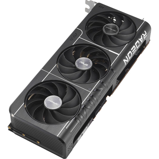 Asus prime radeon rx 9070 oc grafische kaart (grijs, 3x displayport, 1x hdmi, rdna4)